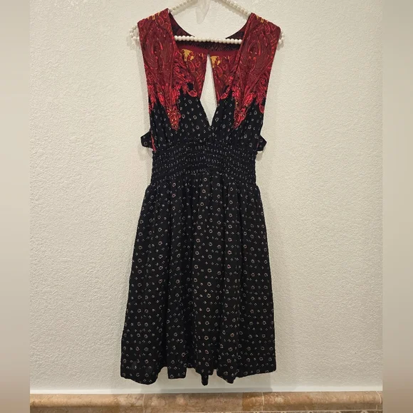 Free People Walking Through My Dreams mini dress L - Picture 4 of 9